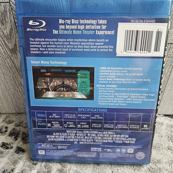 Independence Day ID4 Blu-Ray 1080p HD $8 EACH OR $6ea/4 or more Blu-Ray Disc - Picture 5 of 6
